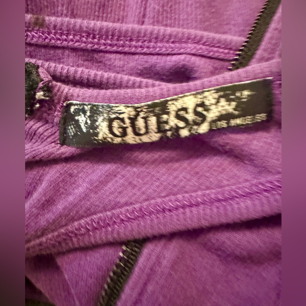 Guess Ruched Racerback Tank Top - Picture 7 of 7